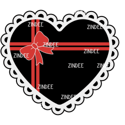 Ribbon Chocolate Box (Fits Chocolate Box Acrylic Blanks)